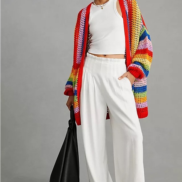 FARM Rio Crochet Cardigan - Picture 1 of 8